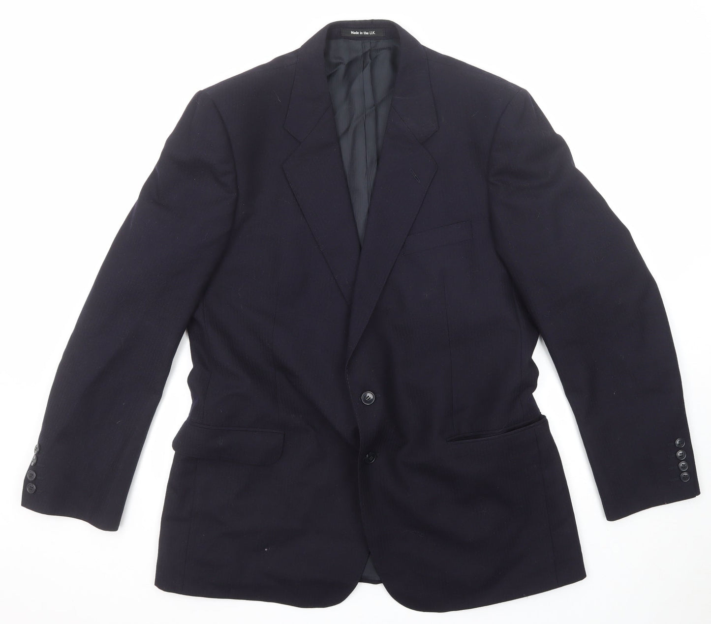 Mens UK Size 42 St Michael Regular Blue Suit Jacket