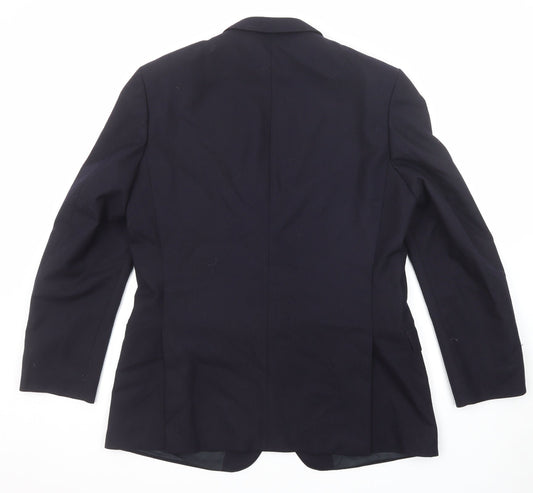 Mens UK Size 42 St Michael Regular Blue Suit Jacket