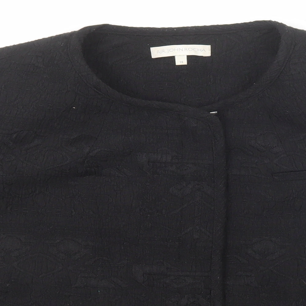 Womens UK Size 14 RJR.John Rocha Black Jacket