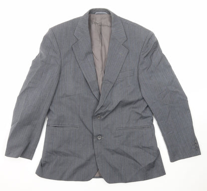 Mens UK Size 40 Chatsworth Regular Grey Suit Jacket
