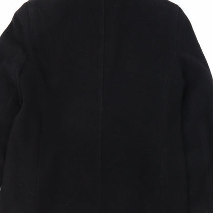 Womens UK Size 12 NuAge Black Overcoat