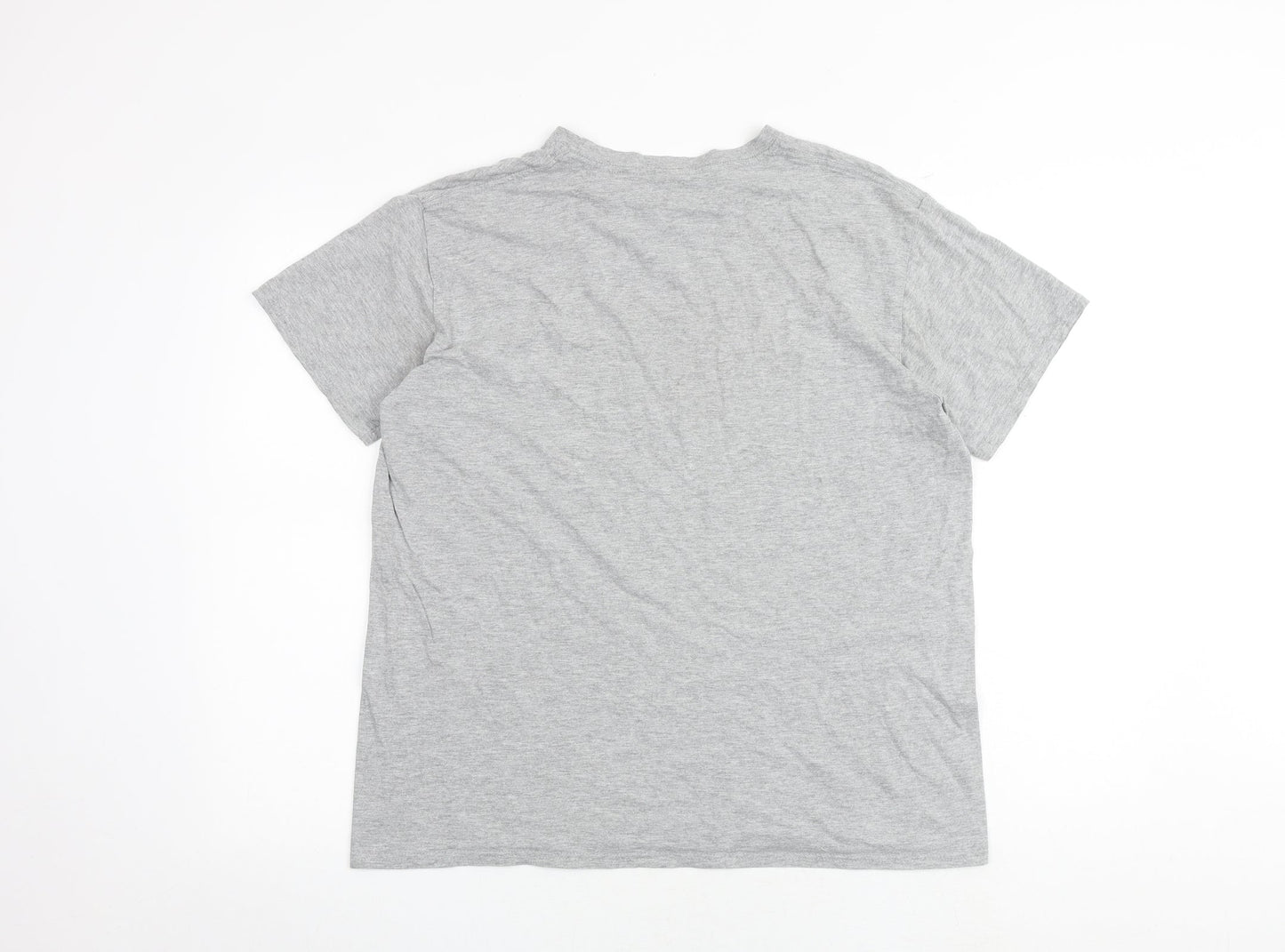 I SAW IT FIRST Womens Grey Polyester Basic T-Shirt Size M Round Neck - Malibu Bay Athletic