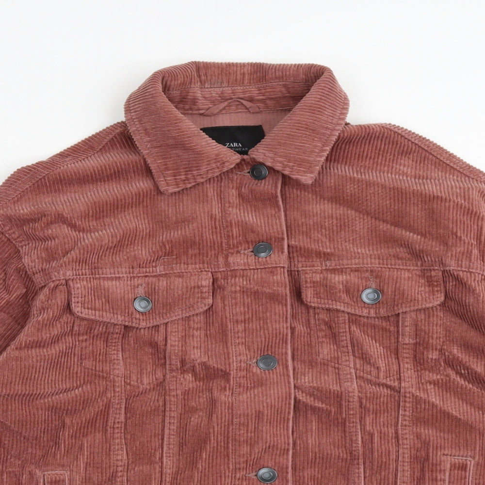 Mens UK Size S Zara Pink Jacket