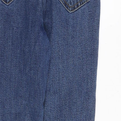 Dont think twice Womens Blue Cotton Skinny Jeans Size 12 Slim Zip