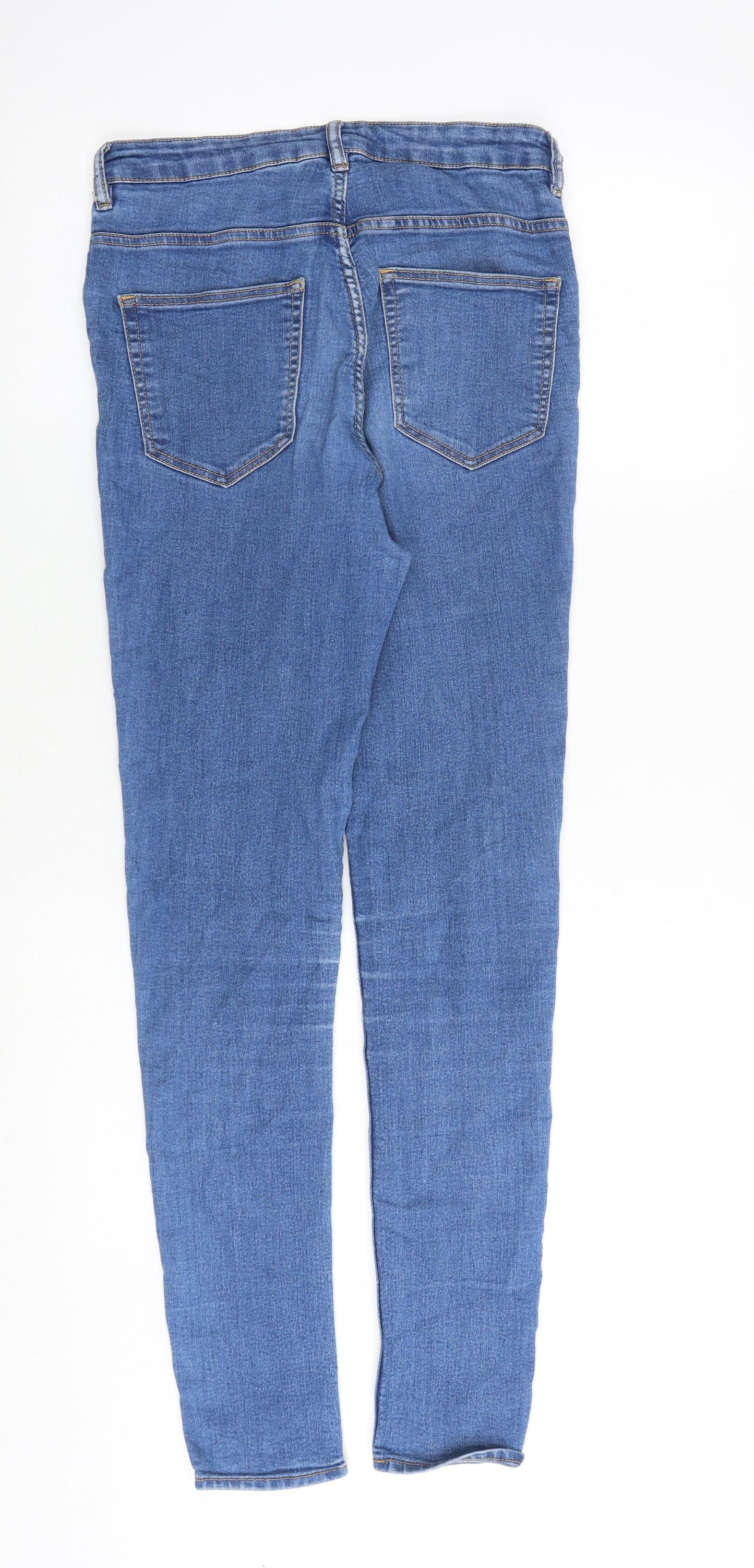 Womens UK Size 10 H&M Slim Fit Skinny Blue Jeans