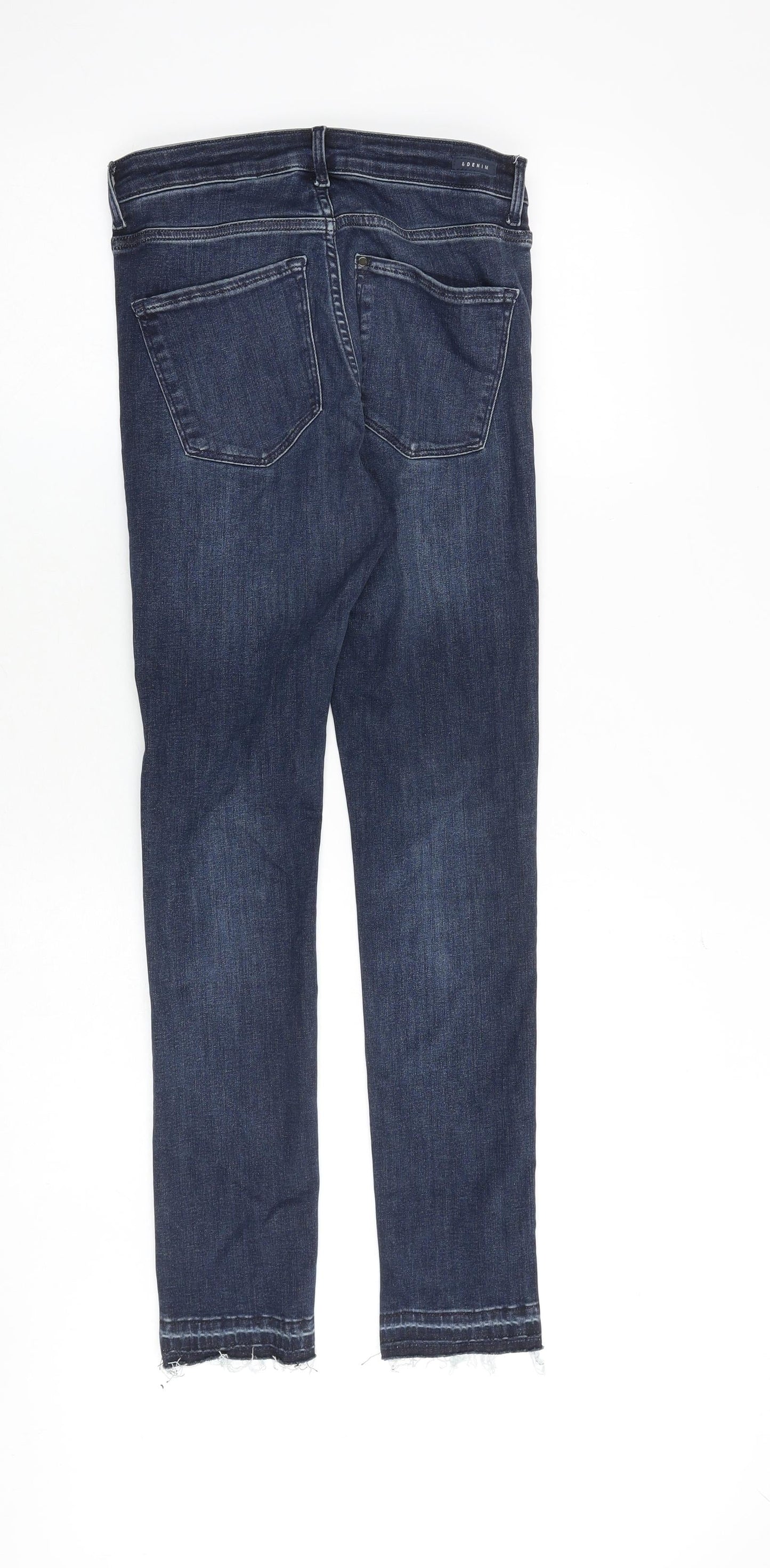 Womens UK Size 28 in H&M Slim Fit Skinny Blue Jeans