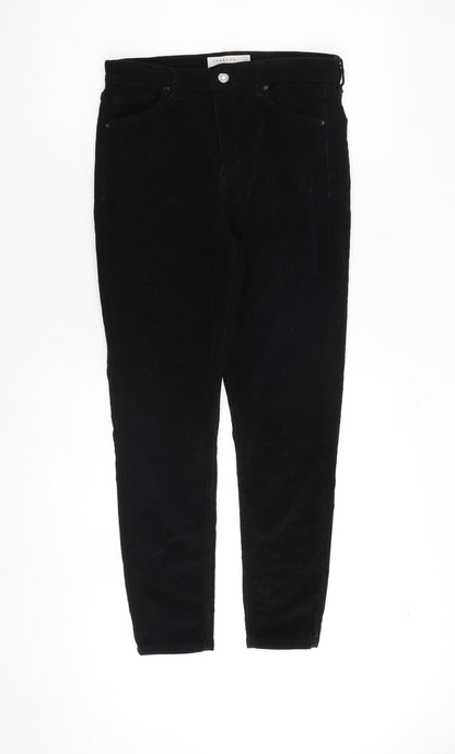 Womens UK Size 30 in Topshop Regular Fit  Black Trousers