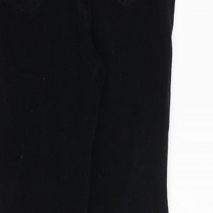Womens UK Size 30 in Topshop Regular Fit  Black Trousers