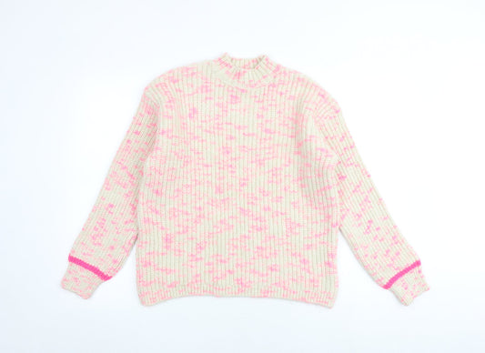 Womens UK Size 10 M&Co Multicoloured Pullover Jumper