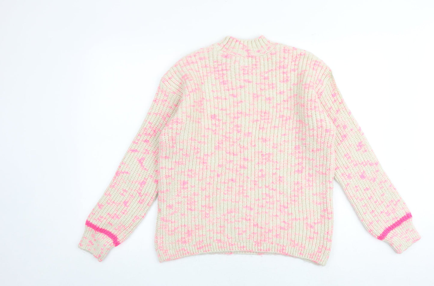 Womens UK Size 10 M&Co Multicoloured Pullover Jumper