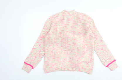 Womens UK Size 10 M&Co Multicoloured Pullover Jumper