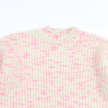 Womens UK Size 10 M&Co Multicoloured Pullover Jumper