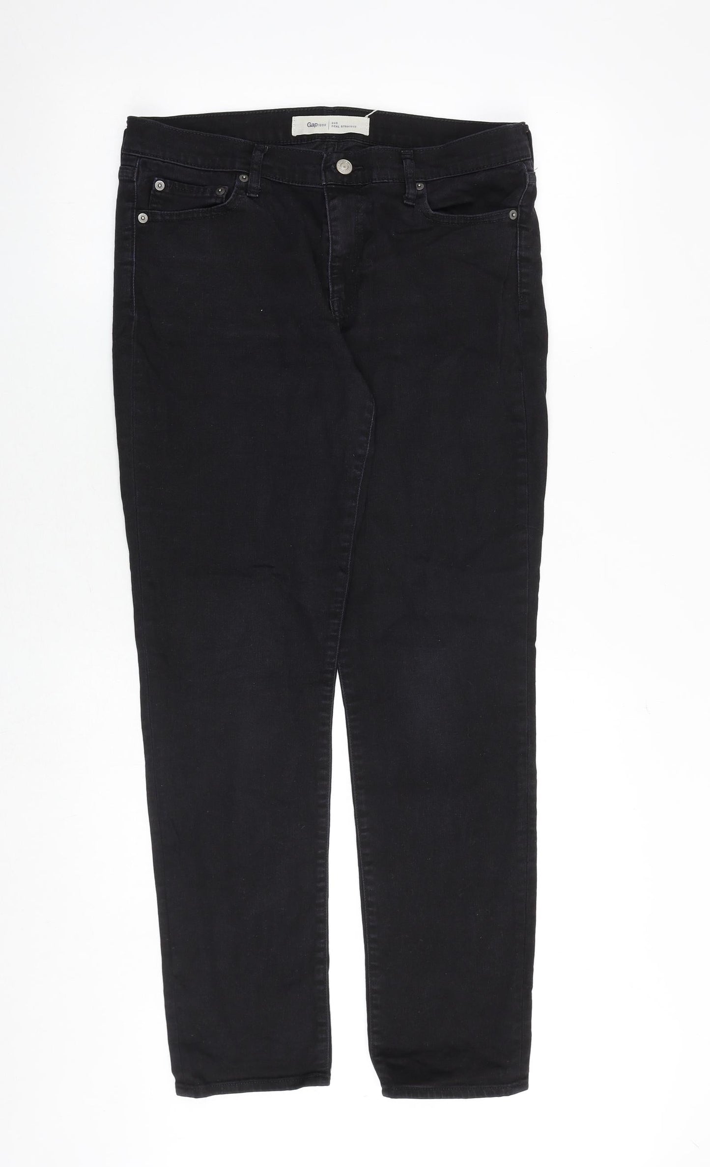 Womens UK Size 30 in Gap Regular Fit Skinny Black Jeans
