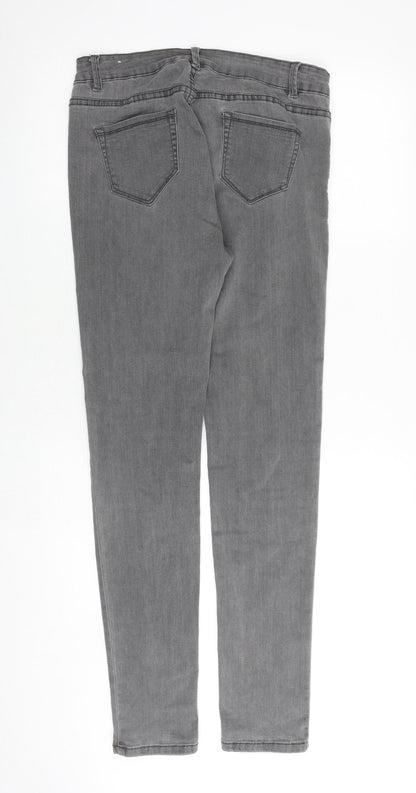 Womens UK Size 14 Laulia Regular Fit Skinny Grey Jeans