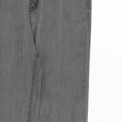 Womens UK Size 14 Laulia Regular Fit Skinny Grey Jeans