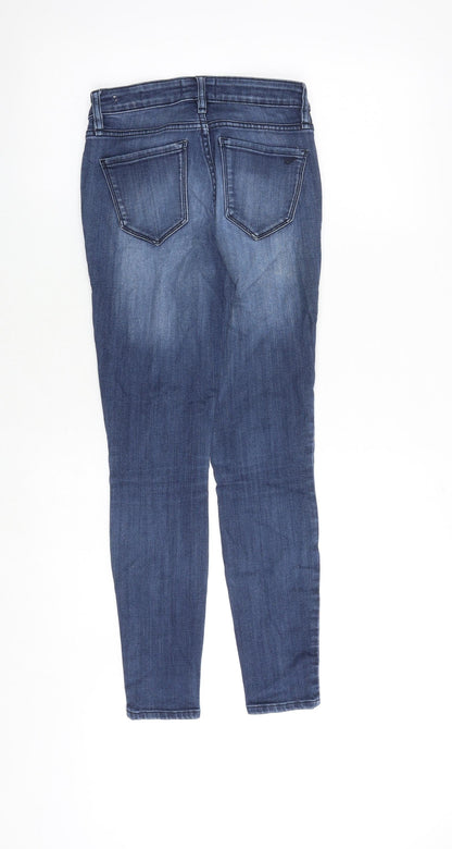 William Rast Womens Blue Cotton Skinny Jeans Size 24 in Regular Zip