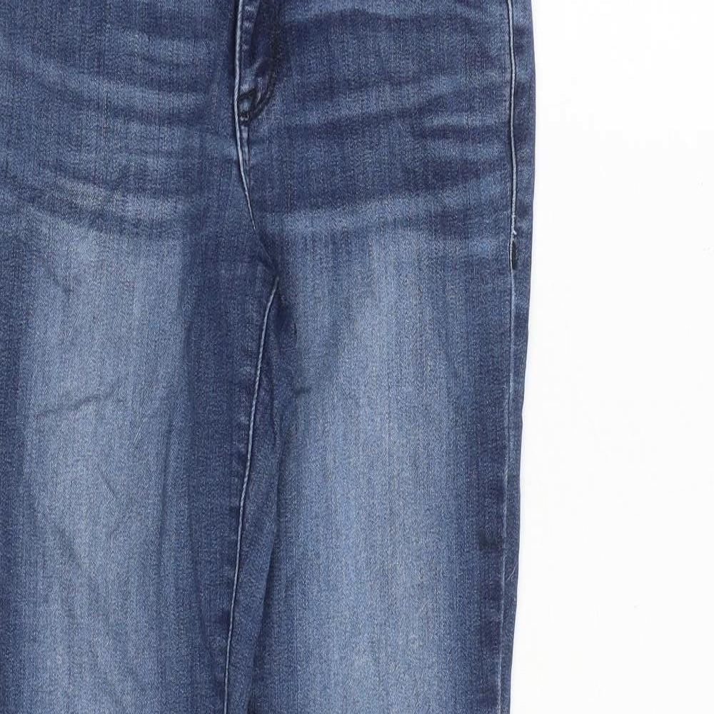 William Rast Womens Blue Cotton Skinny Jeans Size 24 in Regular Zip