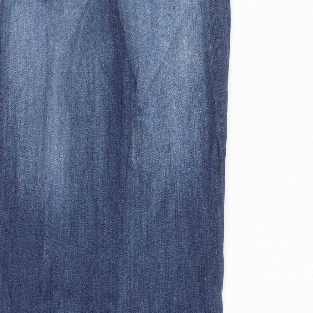 William Rast Womens Blue Cotton Skinny Jeans Size 24 in Regular Zip