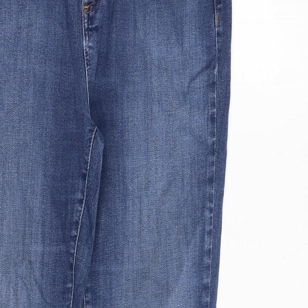 Per Una Womens Blue Cotton Skinny Jeans Size 30 in Regular Zip