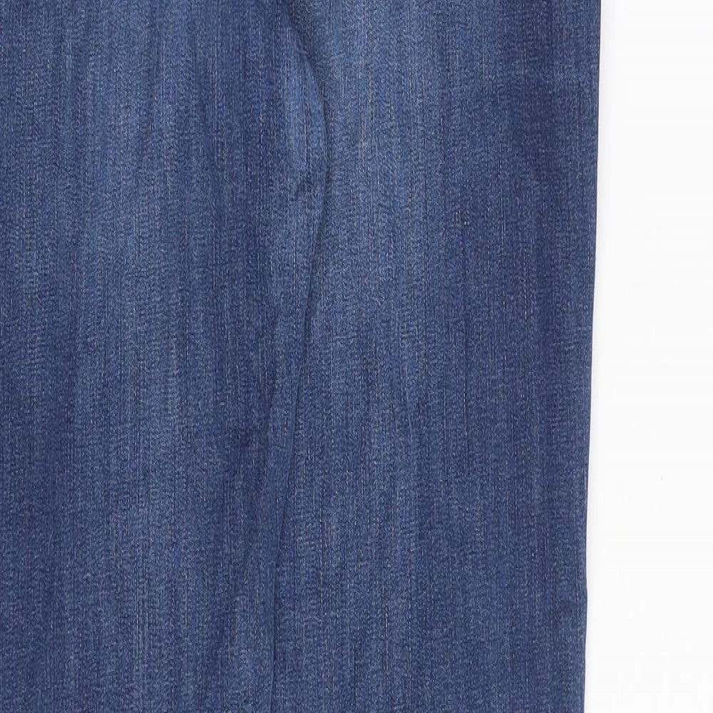 Per Una Womens Blue Cotton Skinny Jeans Size 30 in Regular Zip