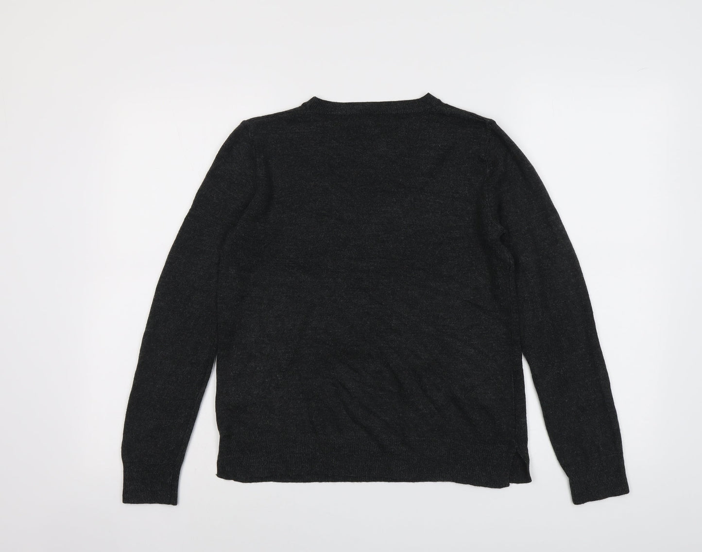 Womens UK Size 10 Marks and Spencer Grey Pullover Jumper