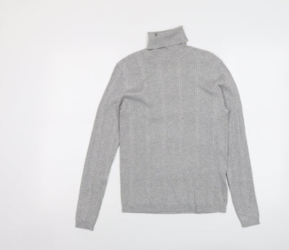 Womens UK Size 10 Marks and Spencer Grey Pullover Jumper