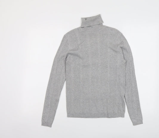 Womens UK Size 10 Marks and Spencer Grey Pullover Jumper