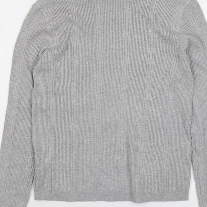 Womens UK Size 10 Marks and Spencer Grey Pullover Jumper