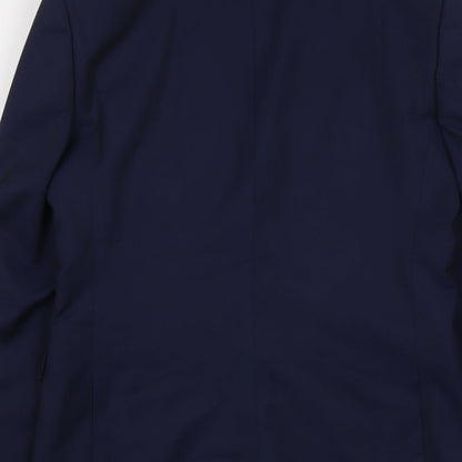 Mens UK Size 36 Moss London Regular Blue Suit Jacket