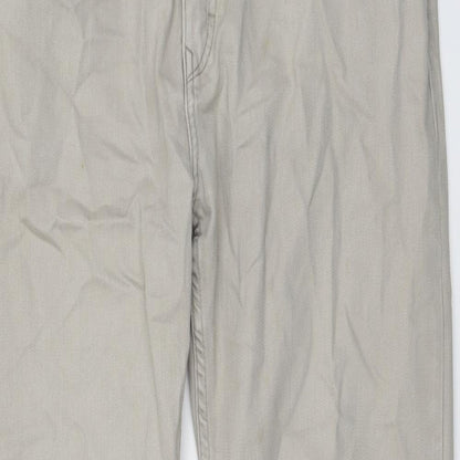 Blue Harbour Womens Beige Cotton Straight Jeans Size 36 in L31 in Regular Button
