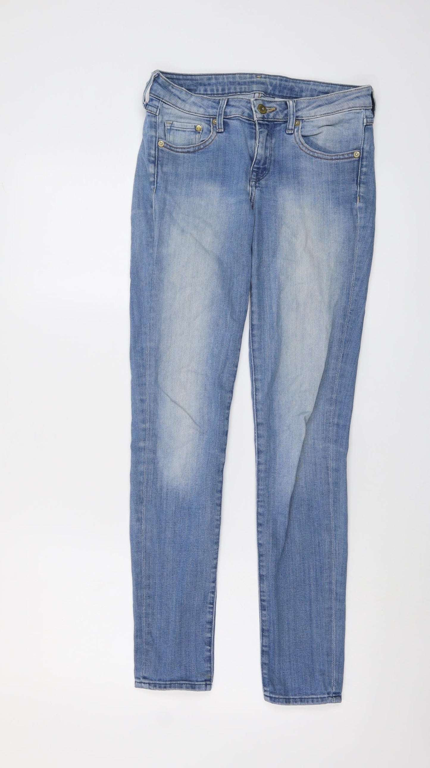 Womens UK Size 26 in H&M Regular Fit Skinny Blue Jeans