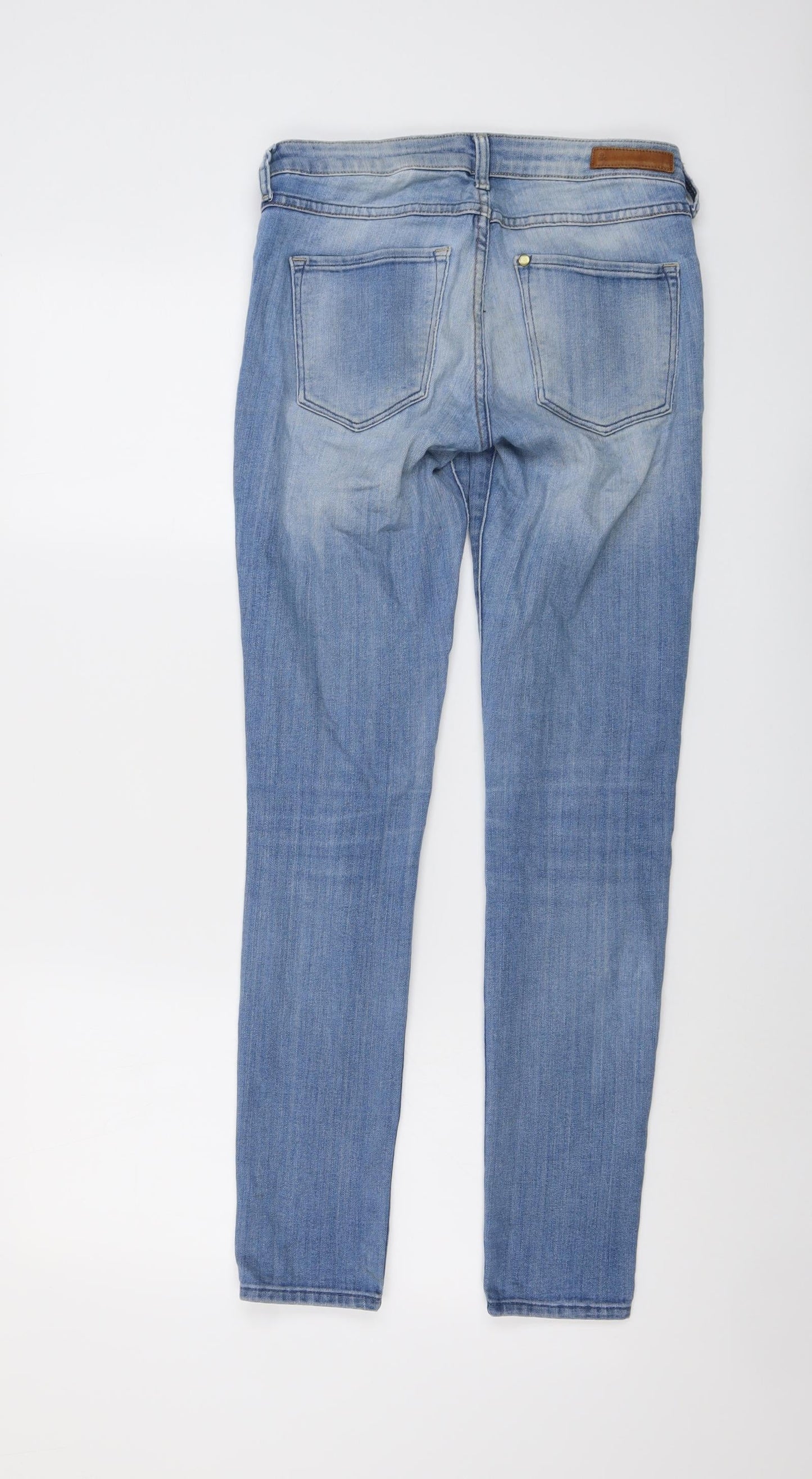 Womens UK Size 26 in H&M Regular Fit Skinny Blue Jeans