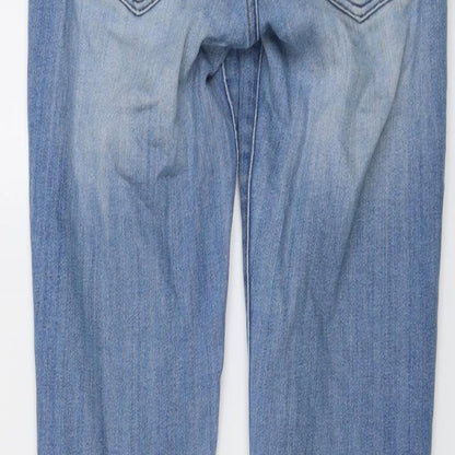 Womens UK Size 26 in H&M Regular Fit Skinny Blue Jeans