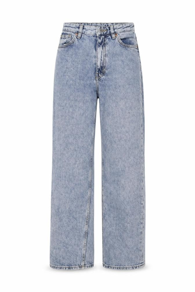 Womens UK Size 25 in Monki Regular Fit Straight Blue Jeans