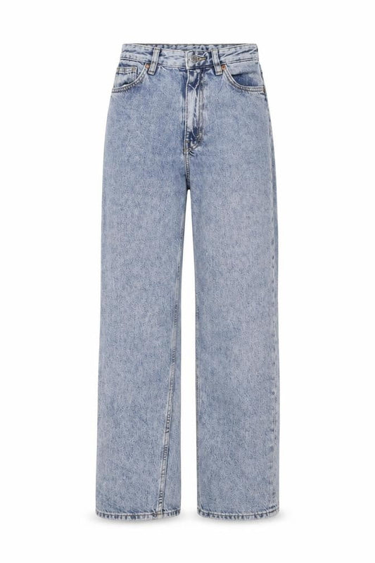 Womens UK Size 25 in Monki Regular Fit Straight Blue Jeans