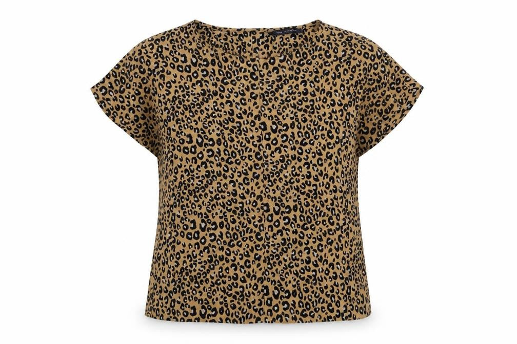 Womens UK Size 6 Marks and Spencer Brown Basic Blouse