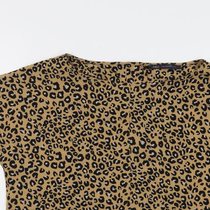 Womens UK Size 6 Marks and Spencer Brown Basic Blouse