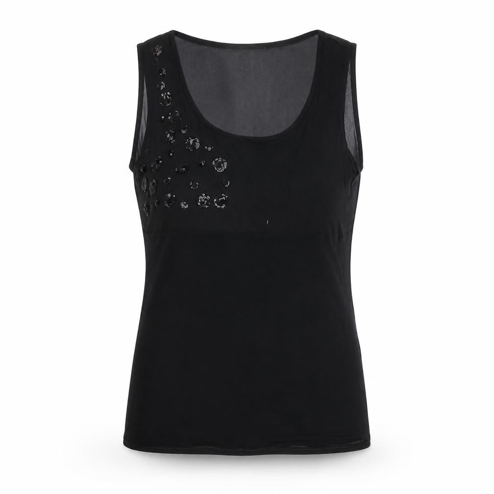 Womens UK Size 6 Marks and Spencer Black Basic Tank