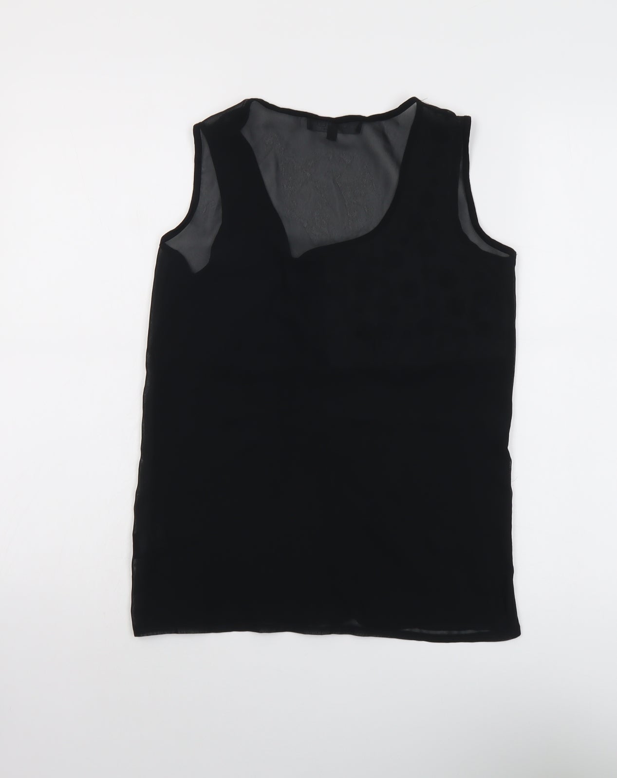 Womens UK Size 6 Marks and Spencer Black Basic Tank