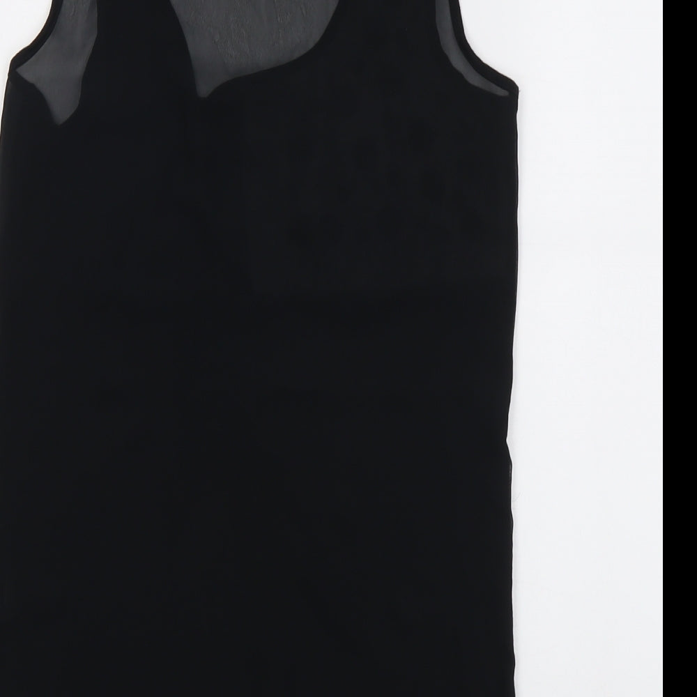 Womens UK Size 6 Marks and Spencer Black Basic Tank