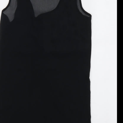 Womens UK Size 6 Marks and Spencer Black Basic Tank