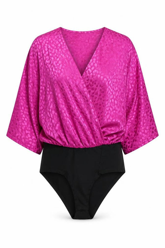 Womens UK Size 12 QED London One-Piece Pink Bodysuit