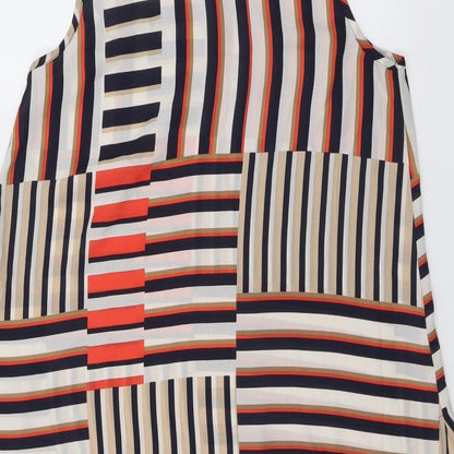 Womens UK Size 10 Dorothy Perkins Multicoloured Basic Blouse