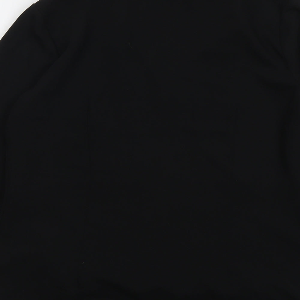 Womens UK Size 8 H&M Black Basic Blouse