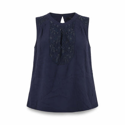 Womens UK Size 8 Oasis Blue Basic Blouse