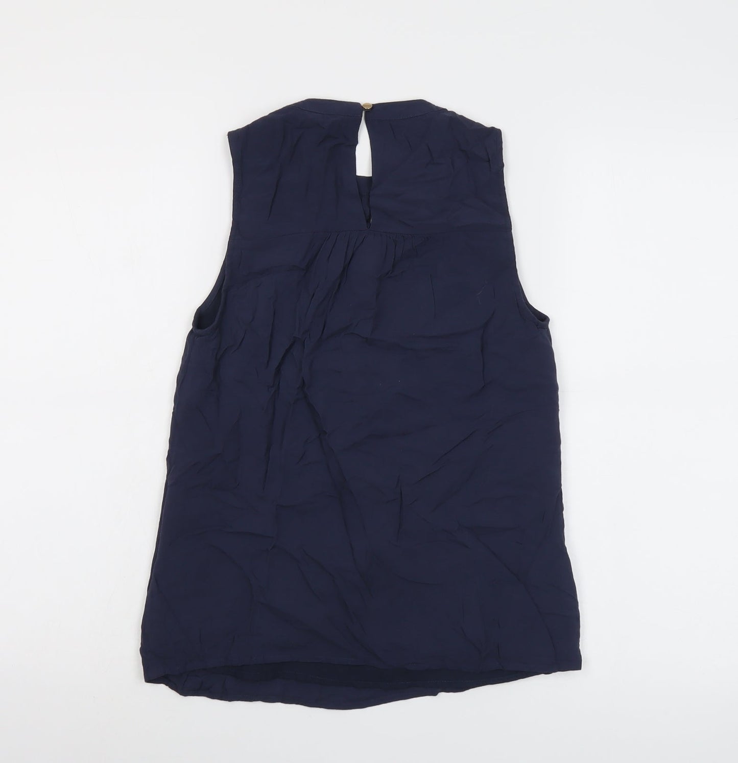 Womens UK Size 8 Oasis Blue Basic Blouse