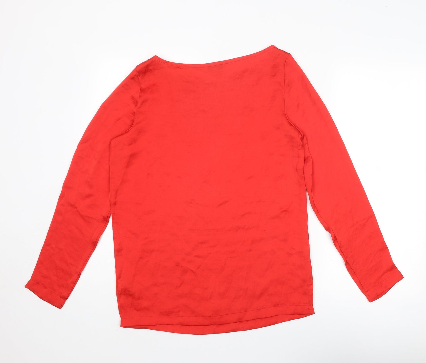 Womens UK Size 6 NEXT Red Basic T-Shirt