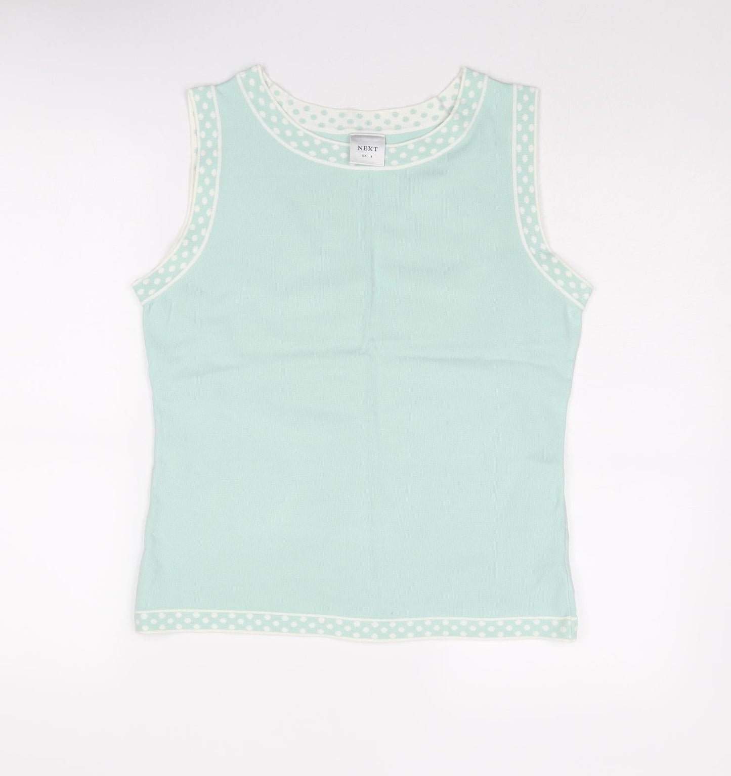 Womens UK Size 16 NEXT Blue Vest Jumper