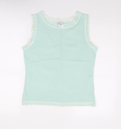 Womens UK Size 16 NEXT Blue Vest Jumper