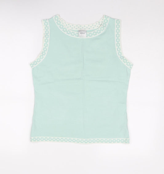 Womens UK Size 16 NEXT Blue Vest Jumper